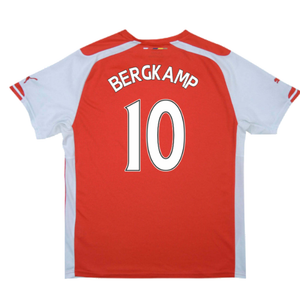 Arsenal 2014-15 Home Shirt (M) (Excellent) (BERGKAMP 10)_1