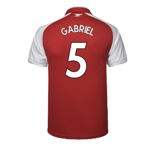 Arsenal 2017-18 Home Shirt (M) (Excellent) (Gabriel 5)_1