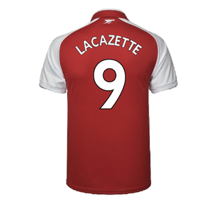 Arsenal 2017-18 Home Shirt (Excellent) (Lacazette 9)_1