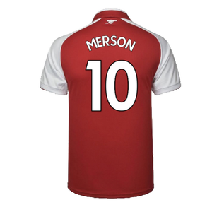 Arsenal 2017-18 Home Shirt (M) (Excellent) (Merson 10)_1