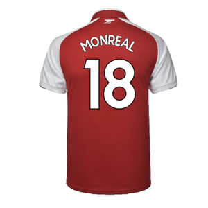 Arsenal 2017-18 Home Shirt (S) (Mint) (Monreal 18)_1