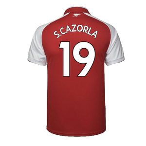 Arsenal 2017-18 Home Shirt (S) (Mint) (S.Cazorla 19)_1