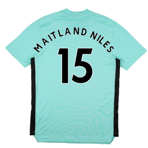 Arsenal 2021-2022 Adidas Training Shirt (XS) (MAITLAND NILES 15) (Excellent)_1