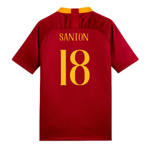 AS Roma 2018-19 Home Shirt (Mint) (Santon 18)_1