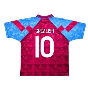 Aston Villa 1990-92 Home Shirt (XL) (Very Good) (Grealish 10)_1