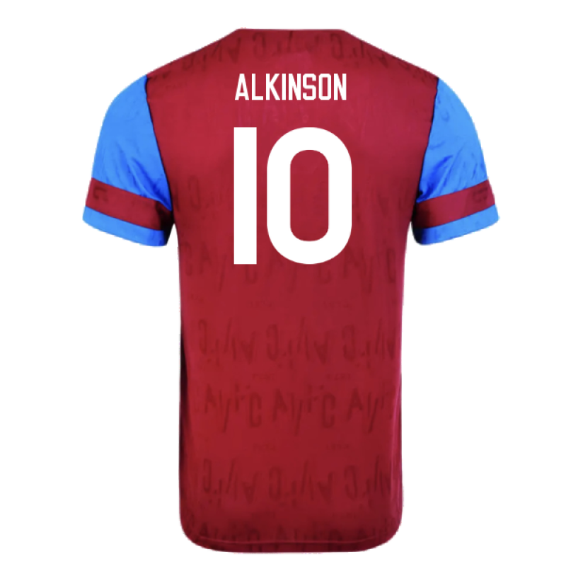 Aston Villa 1992 Home Shirt (XL) (Excellent) (Alkinson 10)_1