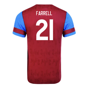 Aston Villa 1992 Home Shirt (XL) (Excellent) (Farrell 21)_1