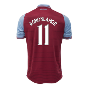 Aston Villa 2015-16 Home Shirt (XL) (Very Good) (Agbonlahor 11)_1