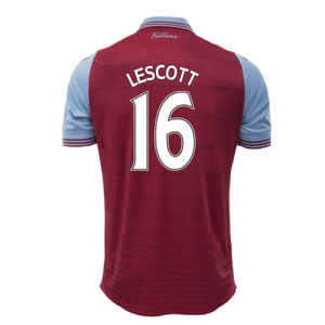 Aston Villa 2015-16 Home Shirt (XL) (Very Good) (Lescott 16)_1