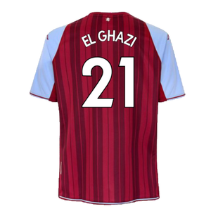 Aston Villa 2021-22 Home Shirt (M) (EL GHAZI 21) (Excellent)_1