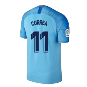 Atletico Madrid 2018-19 Away Shirt (S) (Mint) (Correa 11)_1