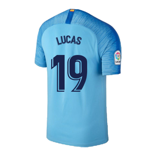 Atletico Madrid 2018-19 Away Shirt (S) (Mint) (Lucas 19)_1