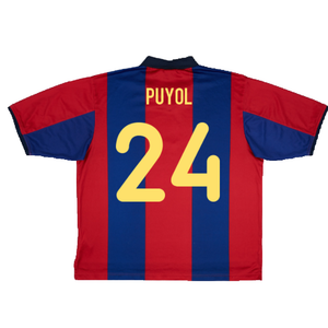 Barcelona 2000-01 Home Shirt (XL) (Very Good) (Puyol 24)_1