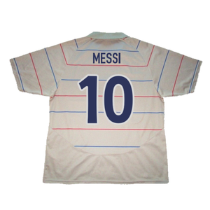 Barcelona 2003-04 Away Shirt (M) (Excellent) (Messi 10)_1