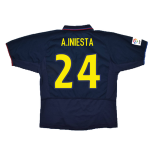 Barcelona 2003-04 Third Shirt (L) (Fair) (A.Iniesta 24)_1