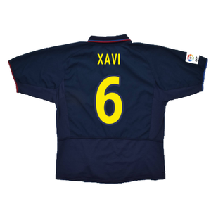 Barcelona 2003-04 Third Shirt (L) (Fair) (Xavi 6)_1