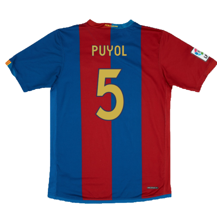 Barcelona 2006-07 Home Shirt (Sponsorless) (Excellent) (Puyol 5)