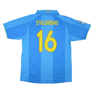 Barcelona 2007-08 Away Shirt (XXL) (Excellent) (Sylvinho 16)_1