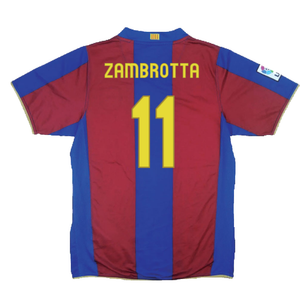 Barcelona 2007-08 Home Shirt (S) (Excellent) (Zambrotta 11)_1