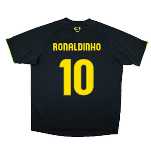 Barcelona 2008-09 Nike Training Shirt (2XL) (RONALDINHO 10) (Excellent)_1