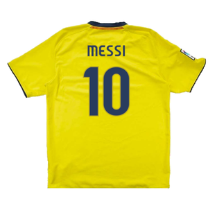 Barcelona 2008-10 Away Shirt (M) (Messi 10) (Very Good)_1