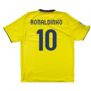 Barcelona 2008-10 Away Shirt (M) (RONALDINHO 10) (Very Good)_1