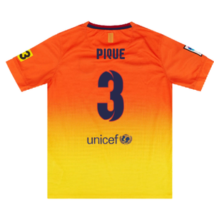 Barcelona 2012-13 Away Shirt (XL) (Very Good) (Pique 3)_1