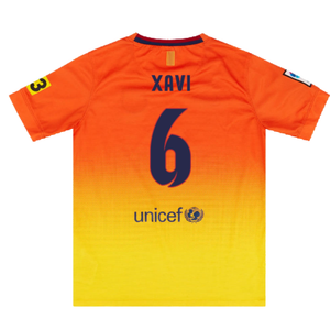 Barcelona 2012-13 Away Shirt (Very Good) (Xavi 6)_1