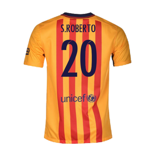 Barcelona 2015-16 Away Shirt (MB) (Mint) (S.Roberto 20)_1