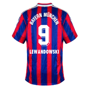 Bayern Munich 1995-97 Home Shirt (Boys 26/28 7-8y) (Excellent) (LEWANDOWSKI 9)_1