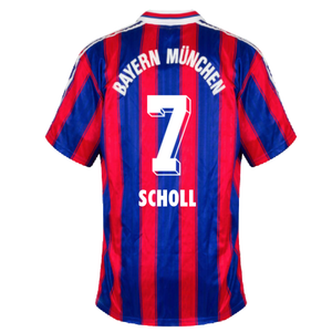 Bayern Munich 1995-97 Home Shirt (2XL) (Excellent) (Scholl 7)_1