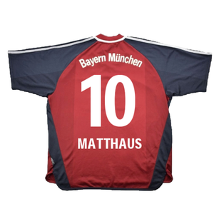 Bayern Munich 2001-02 Home Shirt (S) (Good) (Matthaus 10)_1