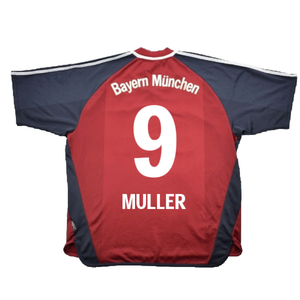 Bayern Munich 2001-02 Home Shirt (S) (Very Good) (Muller 9)_1