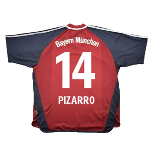 Bayern Munich 2001-02 Home Shirt (S) (Good) (Pizarro 14)_1