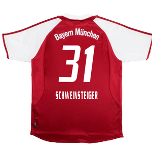 Bayern Munich 2003-04 Home Shirt (XL) (Very Good) (Schweinsteiger 31)_1