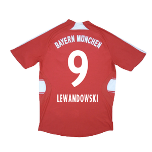 Bayern Munich 2007-09 Home Shirt (M) (Fair) (Lewandowski 9)_1