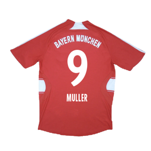 Bayern Munich 2007-08 Home Shirt (M) (Very Good) (Muller 9)_1