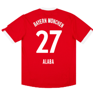 Bayern Munich 2009-10 Home Shirt (M) (Very Good) (Alaba 27)_1