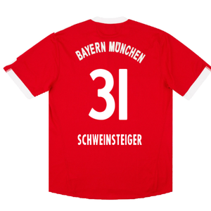 Bayern Munich 2009-10 Home Shirt (Very Good) (Schweinsteiger 31)_1