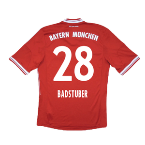 Bayern Munich 2013-14 Home Shirt (S) (Excellent) (Badstuber 28)_1