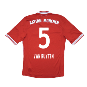 Bayern Munich 2013-14 Home Shirt (Excellent) (Van Buyten 5)_1