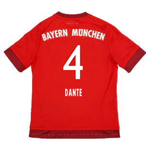 Bayern Munich 2015-16 Home Shirt (XL) (Very Good) (Dante 4)_1