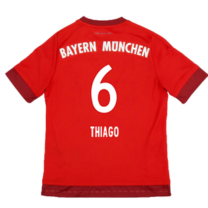 Bayern Munich 2015-16 Home Shirt (M) (Mint) (Thiago 6)_1