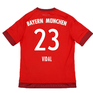 Bayern Munich 2015-16 Home Shirt (XL) (Very Good) (Vidal 23)_1