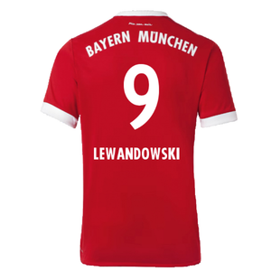 Bayern Munich 2017-18 Home Shirt (Excellent) (Lewandowski 9)_1