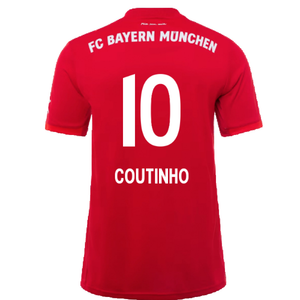 Bayern Munich 2019-20 Home Shirt (Mint) (Coutinho 10)_1