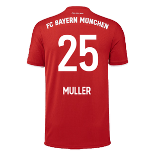 Bayern Munich 2020-21 Home Shirt (L) (Mint) (MULLER 25)_1