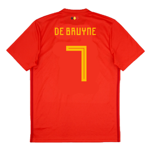 Belgium 2018-19 Home Shirt (XL) (Good) (De Bruyne 7)_1