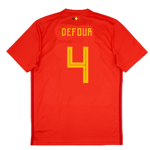 Belgium 2018-19 Home Shirt (XL) (Good) (Defour 4)_1