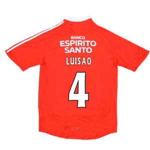 Benfica 2007-2008 Home Shirt (L) (Excellent) (Luisao 4)_1